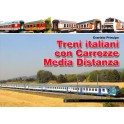 Treni Italiani con Carrozze Media Distanza