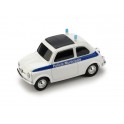 Fiat 500 Brums POLIZIA MUNICIPALE bianco-blu - Art. BR035B
